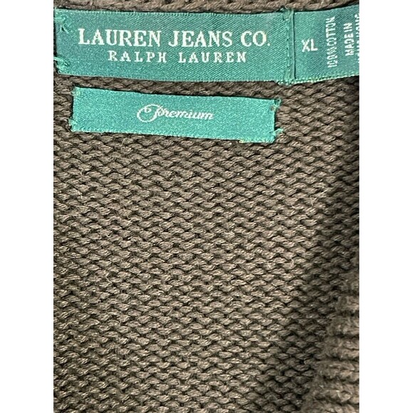 Lauren Jeans Co Ralph Lauren Wrap Cardigan. Size: XL - Picture 7 of 7